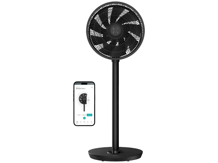 DUUX Whisper Flex 2 Smart Statiefventilator Zwart