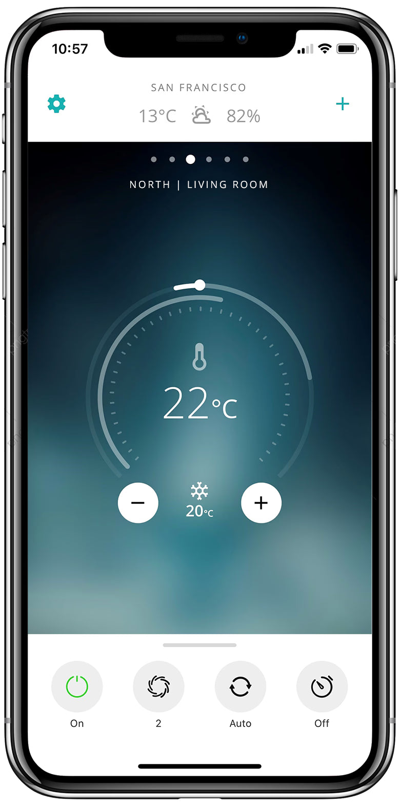 Duux North Smart 18K BTU/h Grijs