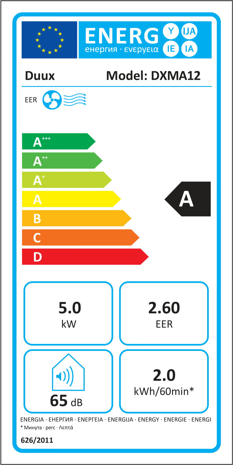 Duux North Smart 18K BTU/h Grijs