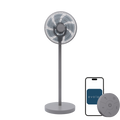 Evolar Smart Fan 36W - Lichtgrijs - Inclusief accu