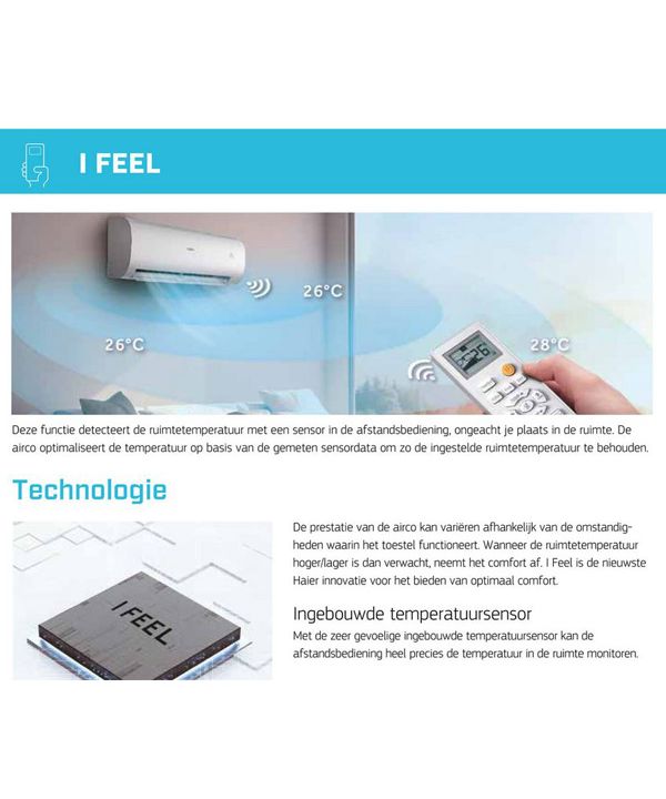 Haier Revive Plus single-split airconditioning set - 3,5 kW