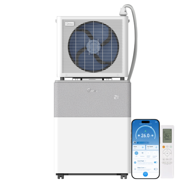 Midea PortaSplit Mobiele Airco - 8.000 BTU