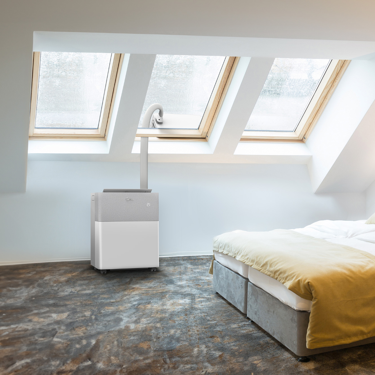 Midea PortaSplit Mobiele Airco - 8.000 BTU