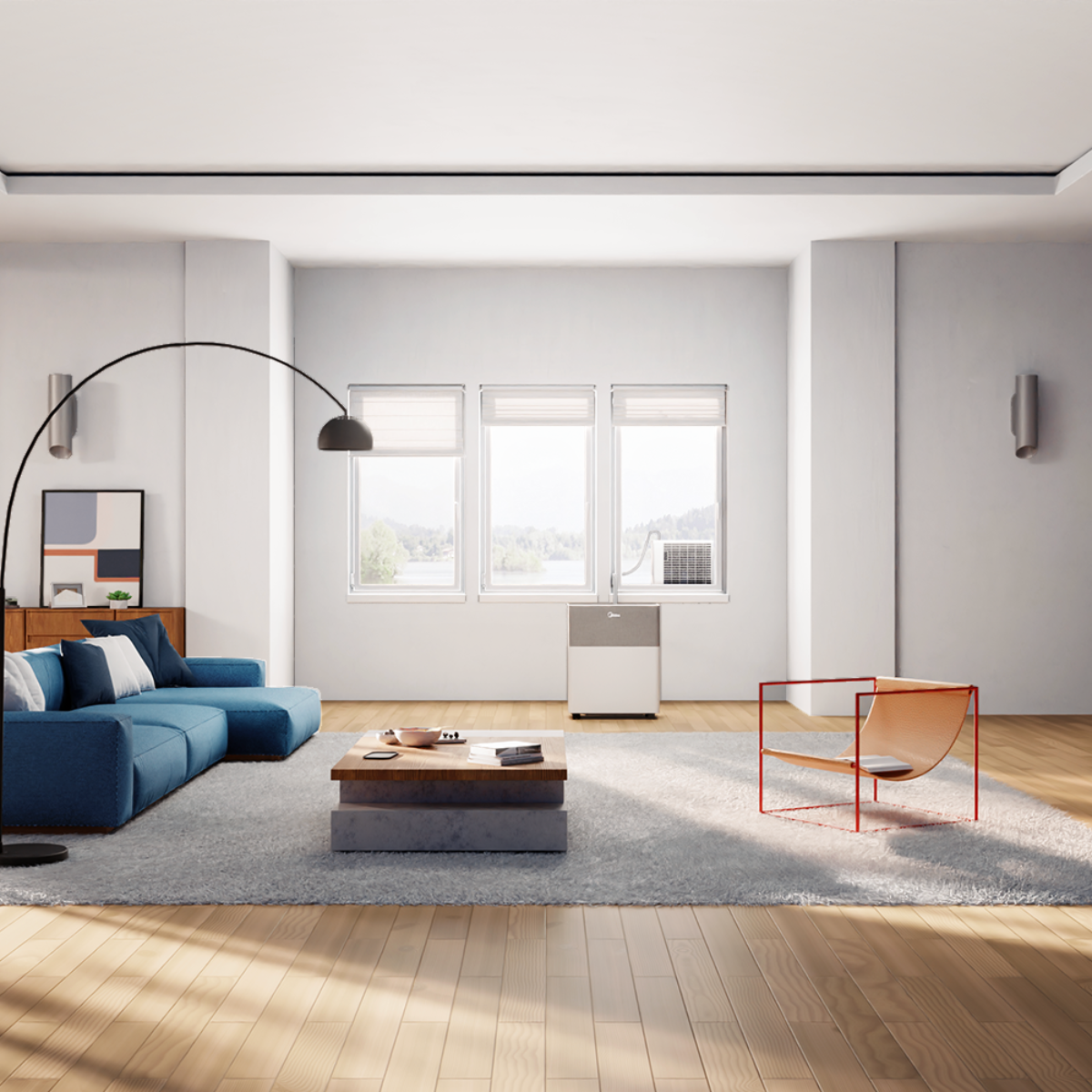 Midea PortaSplit Mobiele Airco - 8.000 BTU