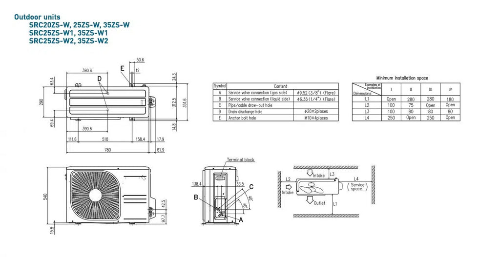 Mitsubishi Heavy Industries 3,5 kW Wit inclusief ingebouwde wifi-module