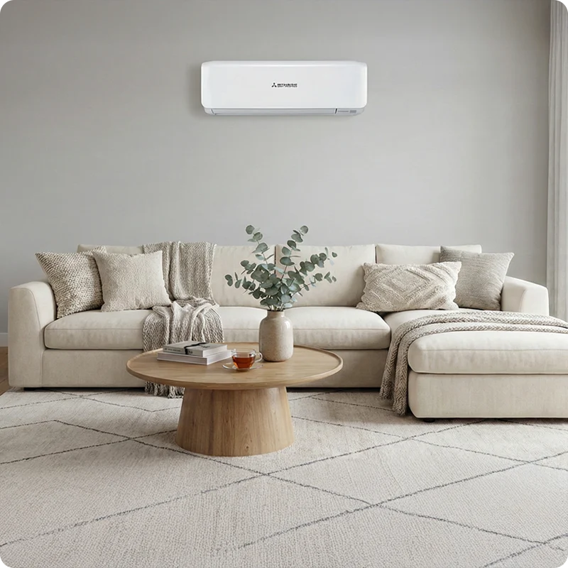 Mitsubishi Heavy Industries Airco Wandmodel 3,5kW - Singlesplit Complete Set - SRK35ZS-W (Fluisterstil)