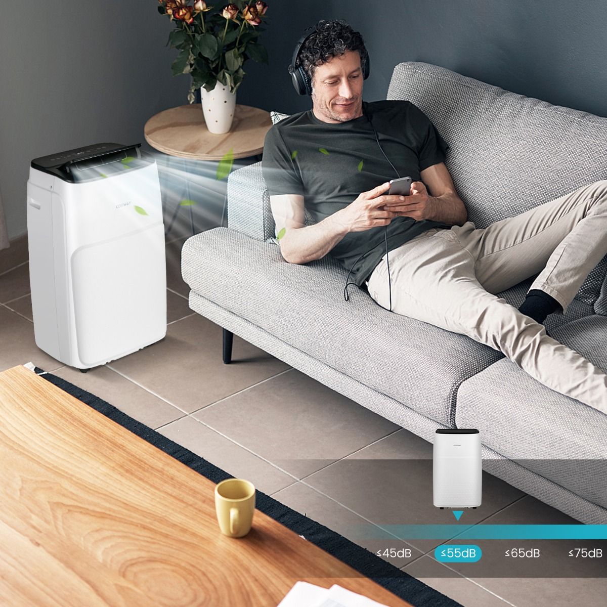 Smart Mobiele Airco 12000 BTU (35 m²)