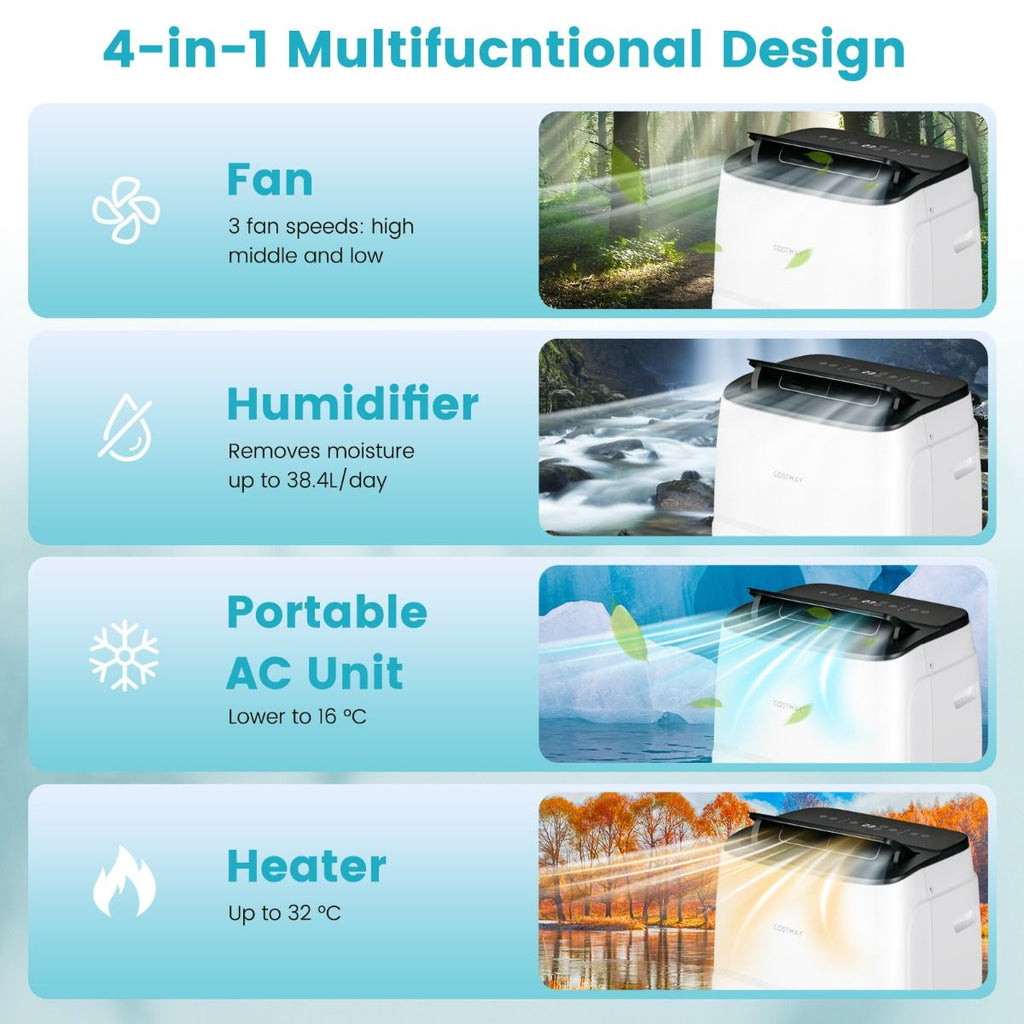 Smart Mobiele Airco 12000 BTU (35 m²)