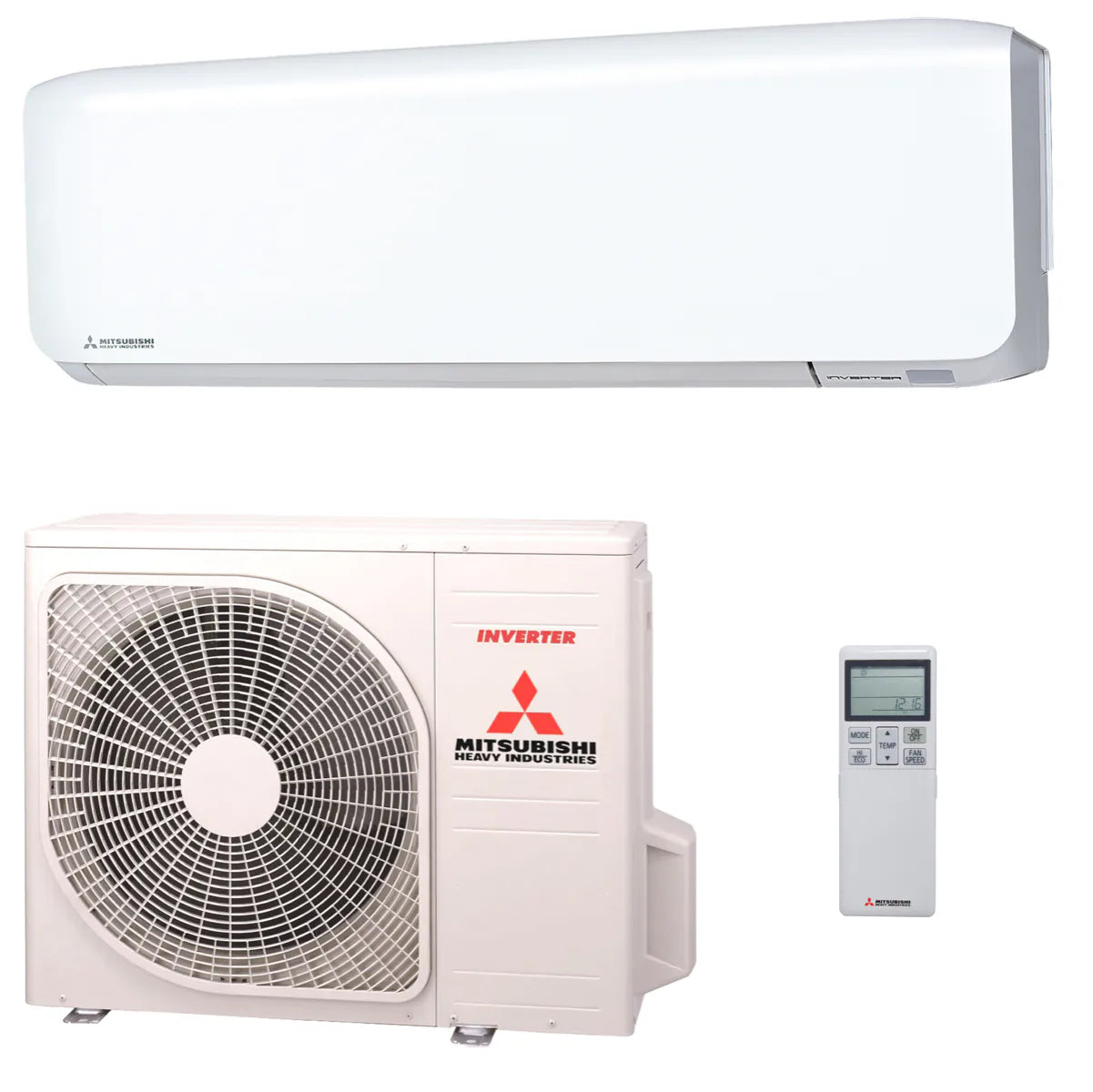 Mitsubishi Heavy SRK25-ZS Single-split Wand airco set 2,5kW met Wifi